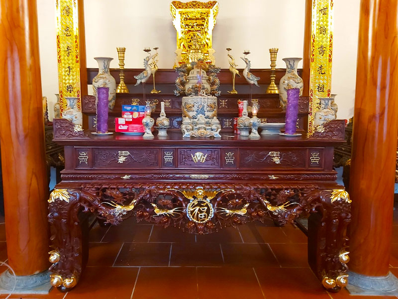 Mẫu bàn thờ gỗ đẹp
