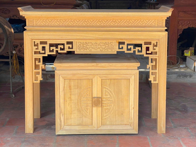 Mẫu bàn thờ hiện đại