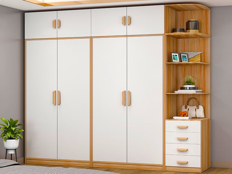 Nội thất gỗ công nghiệp màu sắc đẹp bắt mắt