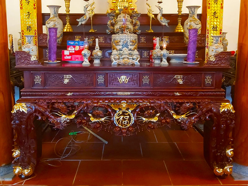 Sập thờ 3 cấp