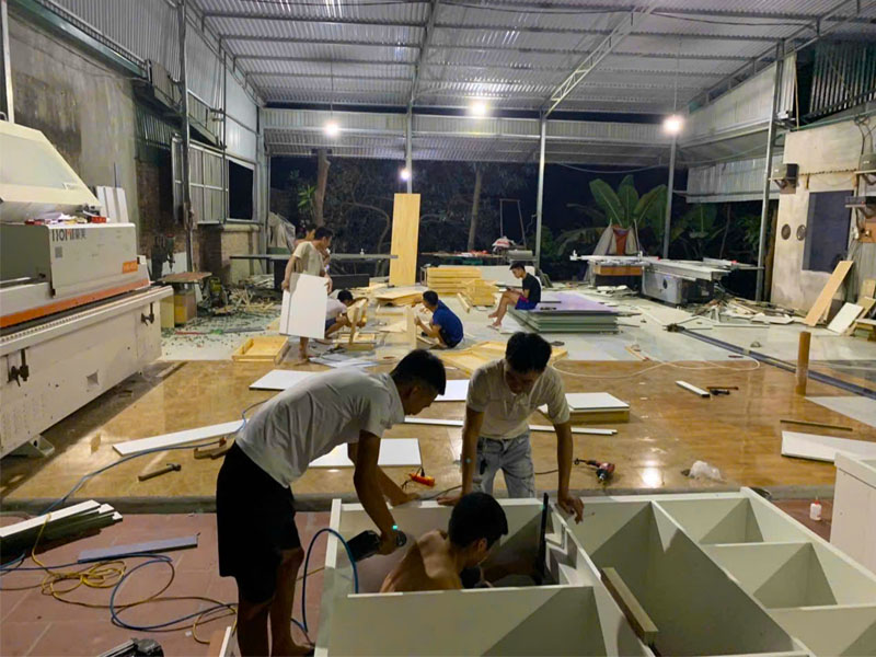 Xưởng gỗ công nghiệp tân minh chính