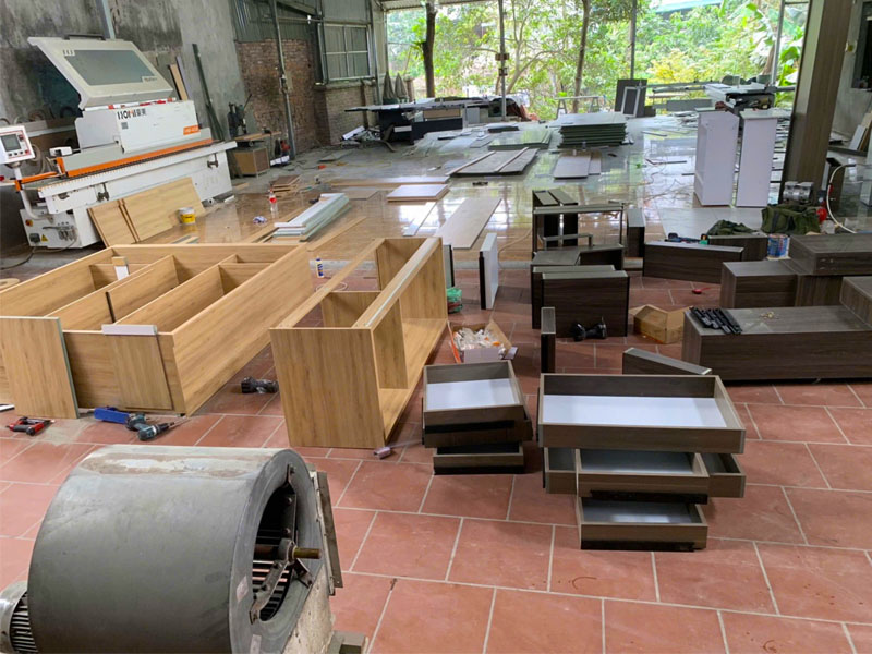 Xưởng nội thất gỗ công nghiệp