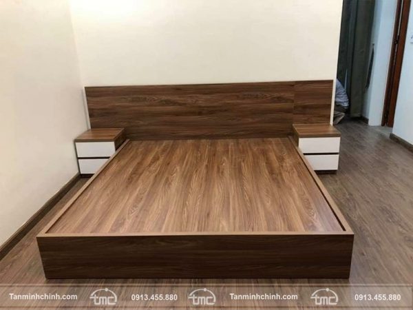Giường gỗ công nghiệp giá rẻ MG001