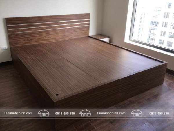 Mẫu giường gỗ công nghiệp MG005